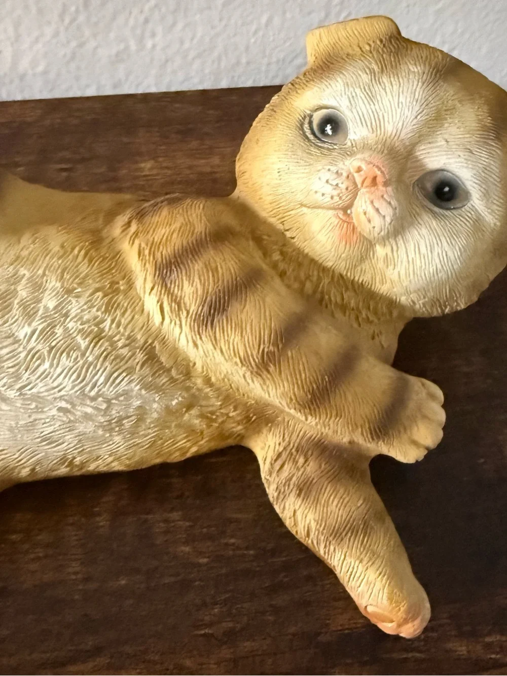 Vintage Scottish Fold Cat Figurine